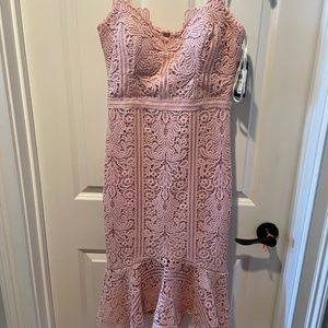 Guess pink cocktail dress